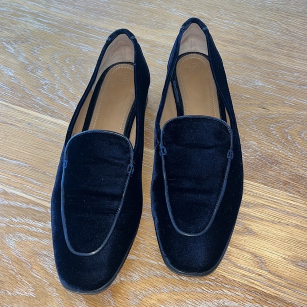 The Row Adam Velvet Loafer